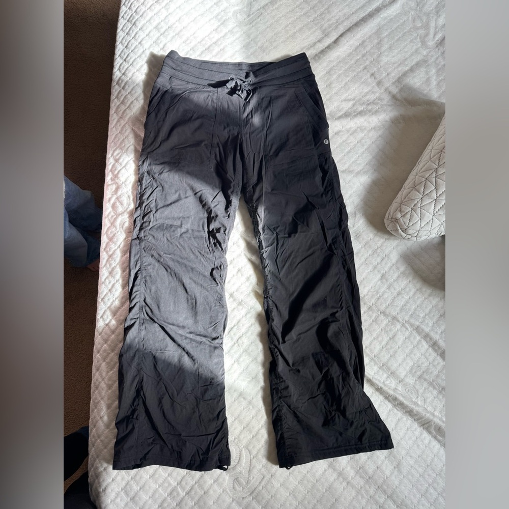 Black lululemon studio pants